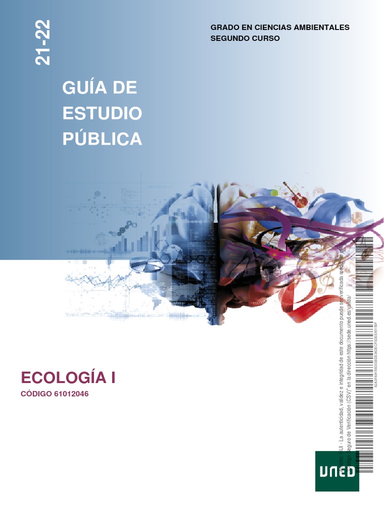 Guía de Estudio de Ecología I | PDF | Evaluación | Entorno natural
