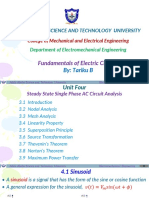 Unit Four - AC Circuit Analysis