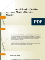 Dimensions of Service Quality