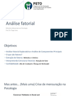 Aula 4 - Análise Fatorial