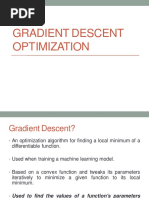 Gradient Descent Optimization