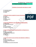 Block 4 Renal Lecture 2 MCQ