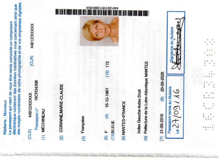 Recepisse passeport cm pdf