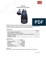 FICHA TECNIcA TACOMETRO