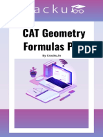 CAT Geometry Formula PDF