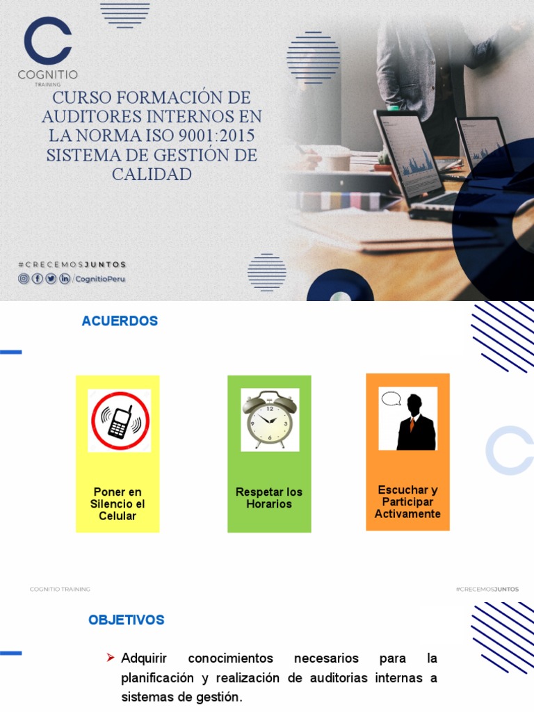 Curso de Formación en Auditoría Interna ISO 9001 | PDF | Auditoría ...