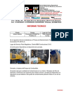 Informe KOMATSU PC200 LC BBM COSTRUCTORES S.A.S Urbano