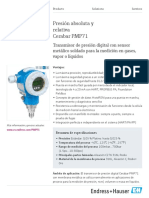 Cerabar S PMP71 - Endress-Hauser - ES