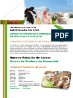 Brochure Produccion Comercial - Instituto de Gestión Agropecuaria Del Perú - 2021