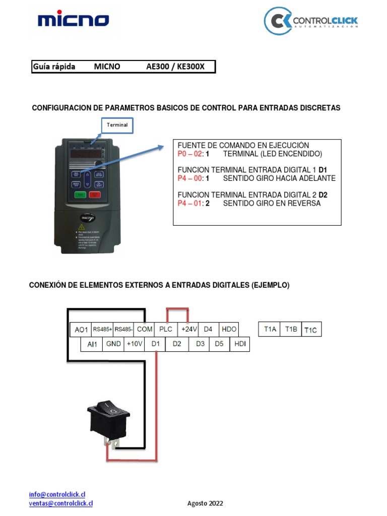 Configuración Básica Micno AE300/KE300X | PDF