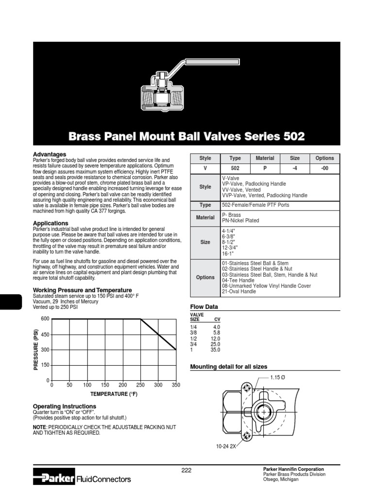 BV502 | PDF | Valve | Mechanical Engineering
