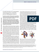 Crystal structure of a monomeric retroviral protease solved by protein folding game players