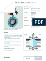 Lug Type Butterfly Valve Z 414-A Lug Type Butterfly Valve Z 414-A