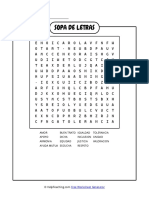 Sopa de Letras - Complementariedad