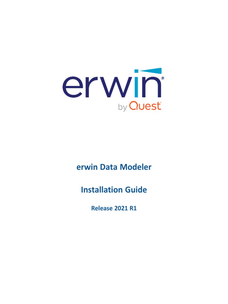 Erwin Data Modeler Installation Guide - 2021 R1 | PDF | Installation ...