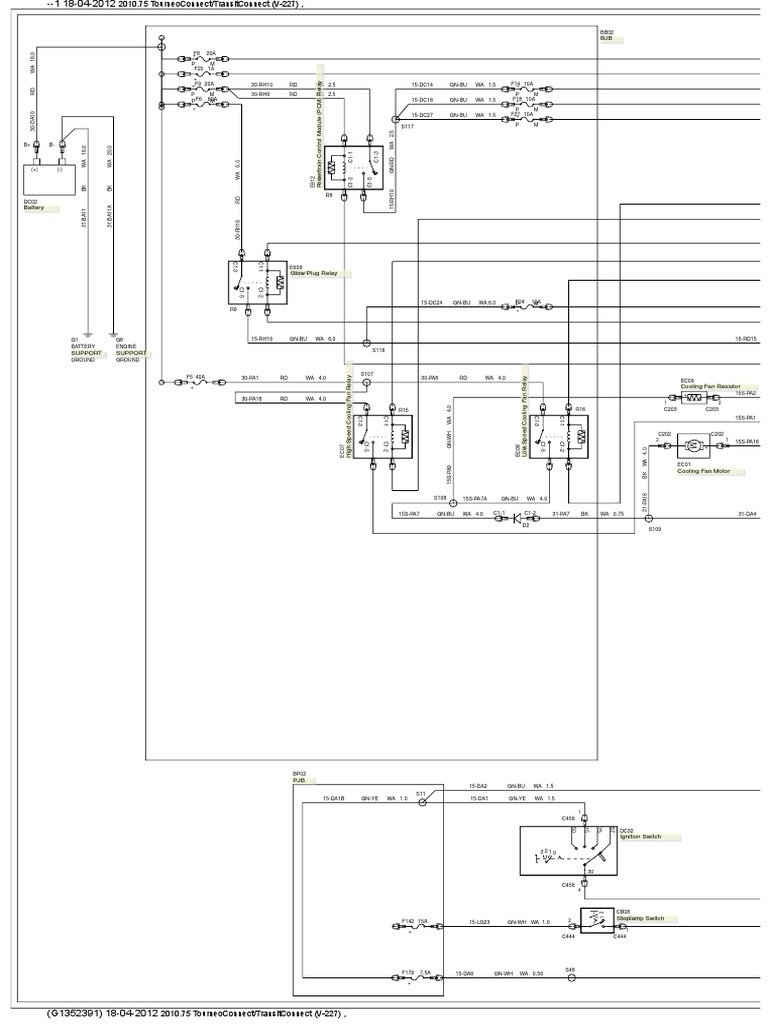 Transit Connect 1.8tdci DPF Glow Plug PDF Vehicle Technology Manufactured Goods