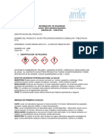 Ficha Tecnica y Seguridad Cloro Granulado 90% - Cloro Tableta 91%