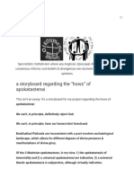 A Storyboard Regarding The "Hows" of Apokatastenai - Syncretisti