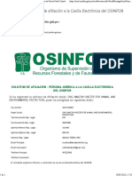 Registro de Solicitud de Afiliación A La Casilla Electrónica Del OSINFOR