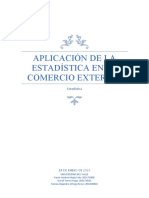 Aplicación de La Estadística en El Comercio Exterior