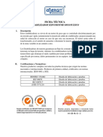 Ficha Tecnica - Estabilizador Servomotor Monofasico