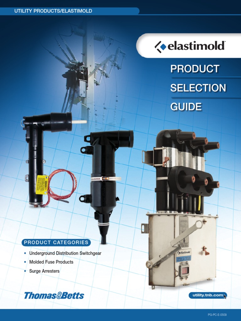 Elastimold (Switchgear, Molded Fuses & Surge Arresters) PDF