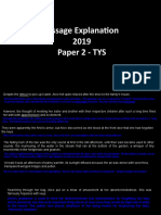 Passage Explanation 2019-Paper 2 - TYS