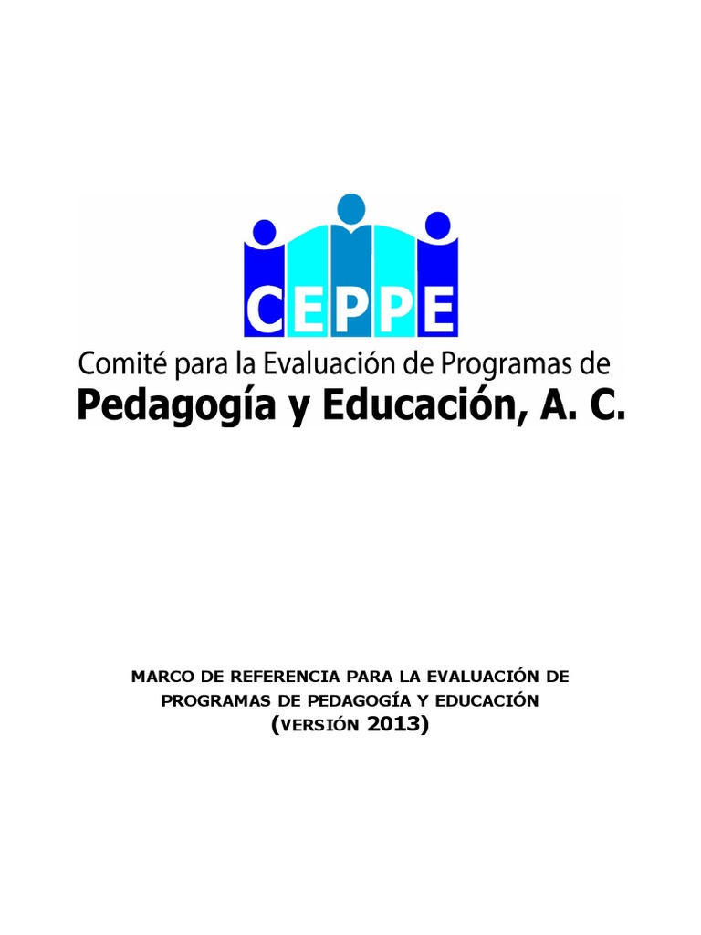 Marco de Referencia CEPPE 2013 | PDF | Evaluación | Educación más alta