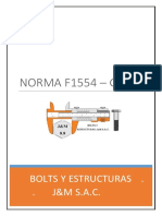 NORMA F1554 - GR55: Bolts Estructuras - J&M - Y - S. A. C