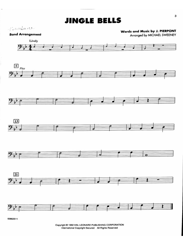Jingle Bells Sax Alto | PDF