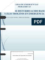Manejo de Disturbio Acido Base y Electrolitos en - PPTX DR Claudio