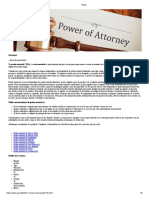 Poder Notarial (POA) o Carta Notarial