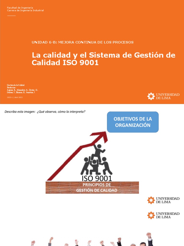 Mejora Continua en ISO 9001: Claves y Principios | PDF | Gestión de la ...
