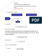 Formulas Estadistica