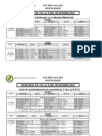 Horários de Aulas para Dezembro