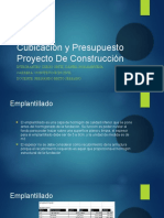 CubicaciÃ N y Presupuesto Proyecto de ConstrucciÃ N 2