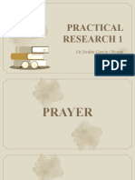 Practical Research Parts