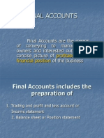 Final Accounts