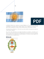 Simbolos Patrios de Argentina.