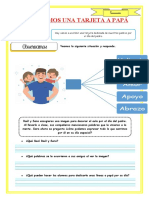 Ficha D3 Com Escribimos Una Tarjeta A Papá