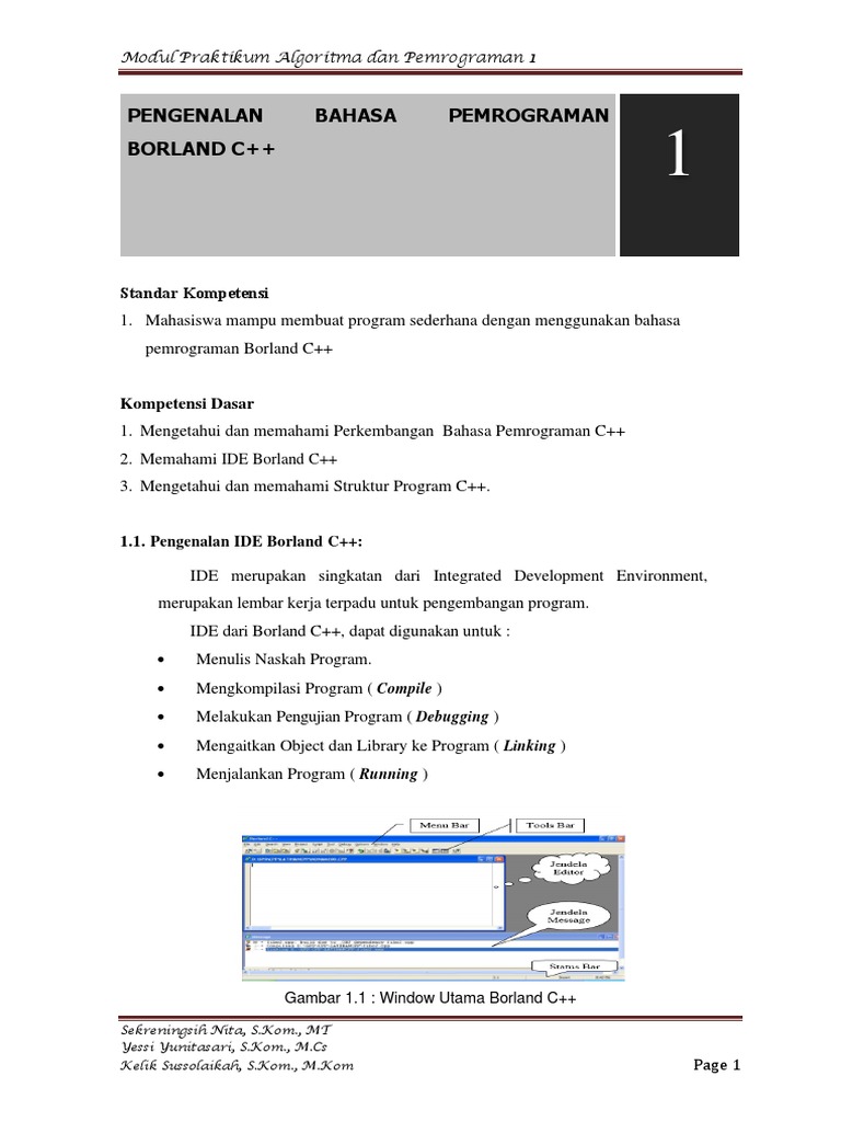 Modul Algoritma Pemrograman C++ | PDF | Metode & Bahan Ajar