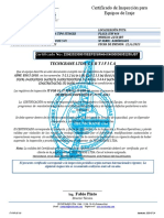 IT-FOR-55 Certificación Equipos Norma ASME B30.5 V.9