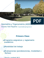 Geometría y Trigonometría (402555) :CN°1:: Docente: Ruth Riquelme