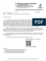 Surat Pemberitahuan Persiapan & Koordinasi - SIV TBC