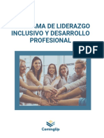 Brochure Programa de Liderazgo Inclusivo y Desarrollo Profesional