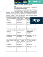 Mitos Sobre La Violencia Contra La Mujer Material Toe