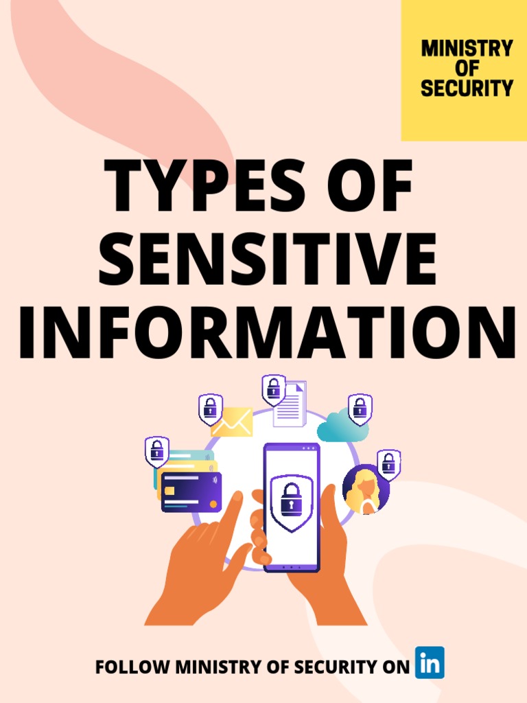 Types of Sensitive Information Explained | PDF | Health Insurance ...