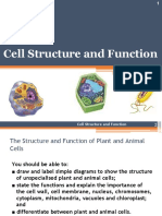 Cell Structure and Function