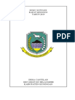 Notulensi Rapat Minggon 2017