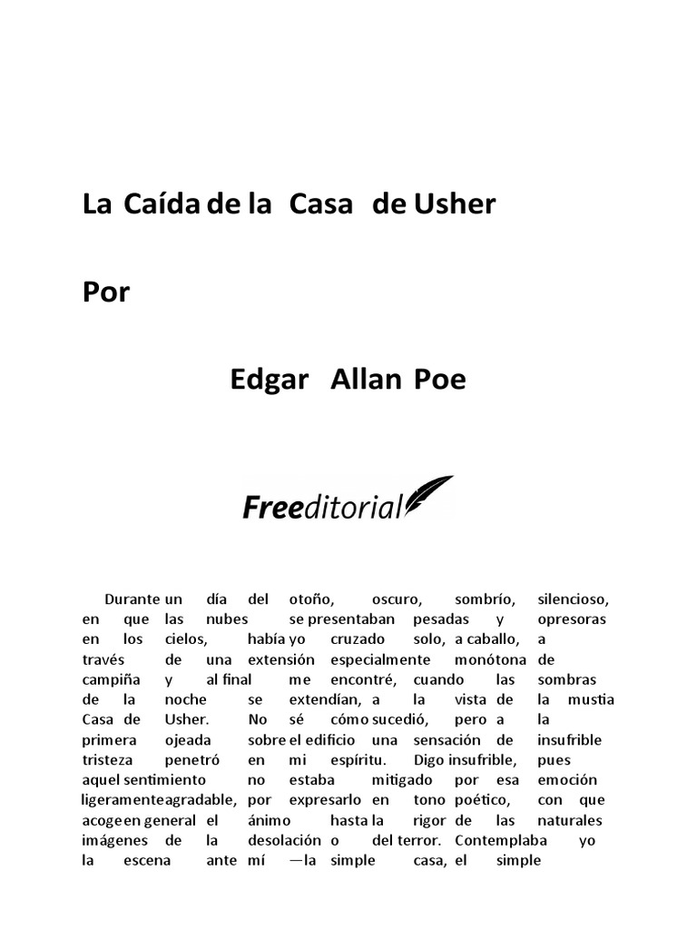 750La Caida de La Casa de Usher PDF